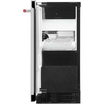 KitchenAid 15 Inch Automatic Clear Ice Maker With 25 Lb Capacity and Built-In Drain Pump: Stainless Steel — thumbnail 12